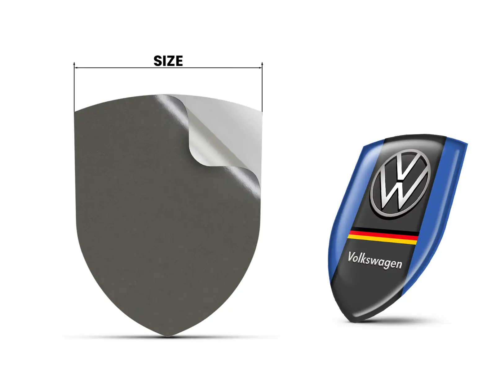 VW Fensteraufkleber Luxus Exklusiv Auto Anpassbar